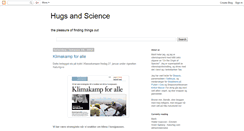 Desktop Screenshot of hugsandscience.com